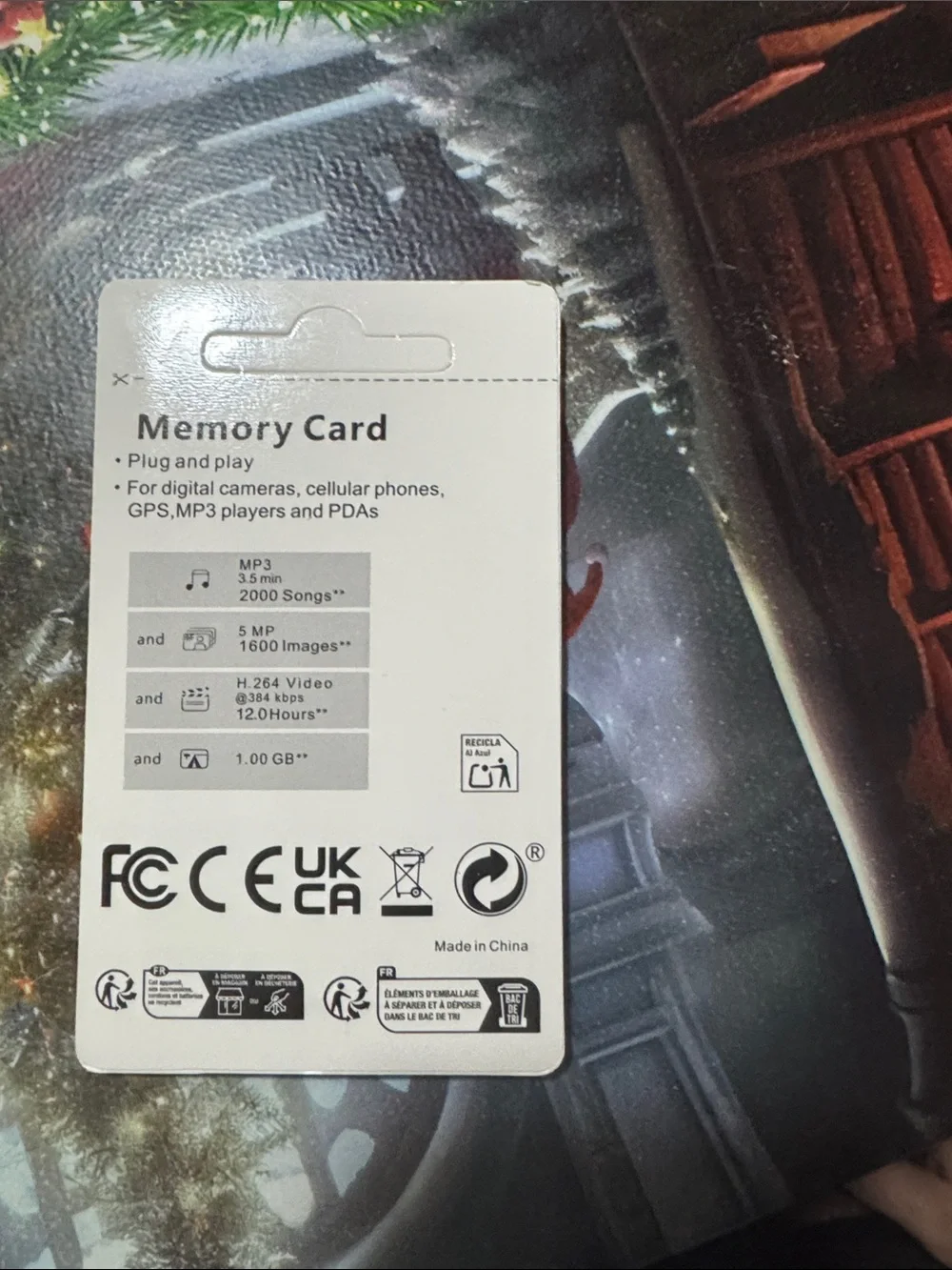 Sony Memory Card Kit in Red and Black Packaging